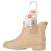 XQ Kinder regenlaarzen beige – korte regenboots – maat 33/34