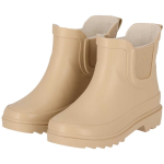 XQ Kinder regenlaarzen beige – korte regenboots – maat 33/34