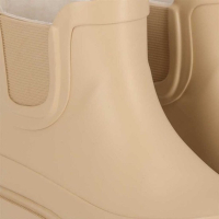 XQ Kinder regenlaarzen beige – korte regenboots – maat 33/34