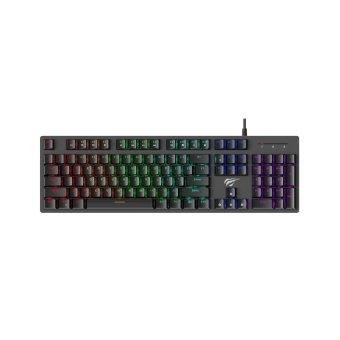 HAVIT KB858L GAMING TOETSENBORD ZWART RGB VERLICHTING