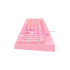 HAVIT KB871L GAMING TOETSENBORD ROZE RGB VERLICHTING