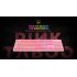 HAVIT KB871L GAMING TOETSENBORD ROZE RGB VERLICHTING