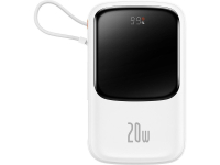 Baseus Q Power Pro Digitaal Display Power bank 10000mAh 20W Wit