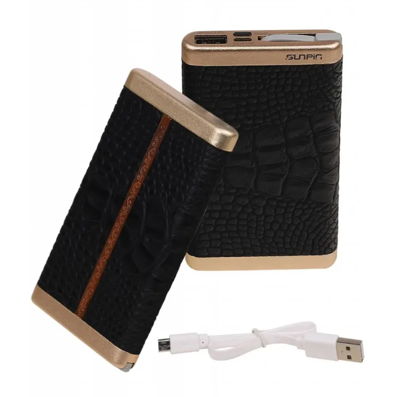 Power Bank D810 met ingebouwd iPhone kabel 10000mAh