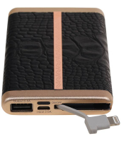 Power Bank D810 met ingebouwd iPhone kabel 10000mAh