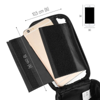 Wozinsky Bike Handlebar Bag Bike Phone Case 6.5 inch Black