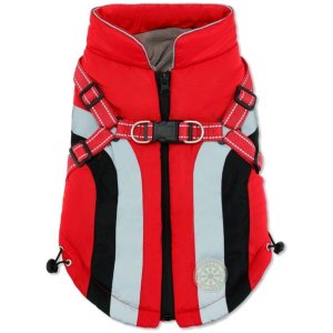 Dogs Reflective harness jacket red Brand Pet London