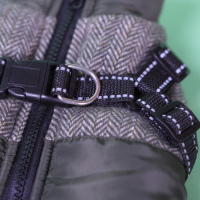 Tweed harness jacket Green