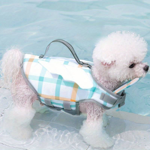  Dog Life Jacket Life Jacket for Dogs White Green size S