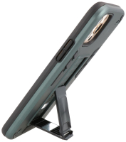 Iphone 12 - 12 Pro Stand Hardcase Back Cover Color Groen