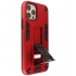 Iphone 12 - 12 Pro Stand Hardcase Back Cover Color Rood