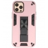 Iphone 12 - 12 Pro Stand Hardcase Back Cover Color Roze