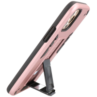 Iphone 12 - 12 Pro Stand Hardcase Back Cover Color Roze