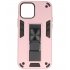 Iphone 12 - 12 Pro Stand Hardcase Back Cover Color Roze