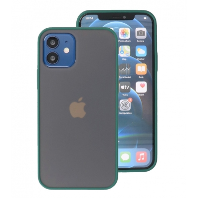 Iphone 12 Mini Hoesje Hard Case Color Groen