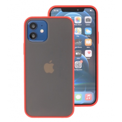 Iphone 12 Mini Hoesje Hard Case Color Rood