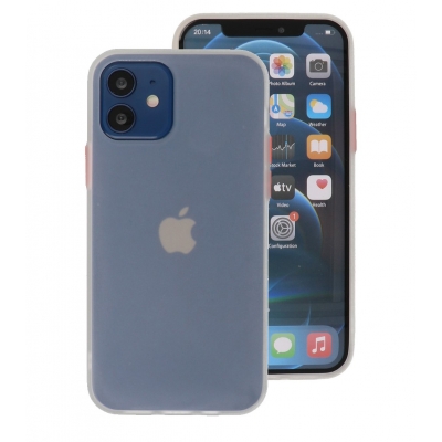 Iphone 12 Mini Hoesje Hard Case Color Wit