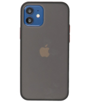 Iphone 12 Mini Hoesje Hard Case Color Zwart