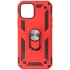 Iphone 12 Mini Pantser Hoesje met Ring Houder Rood