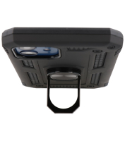 Iphone 12 Mini Pantser Hoesje met Ring Houder Zwart