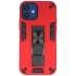 Iphone 12 Mini Stand Hardcase Back Cover Color Rood