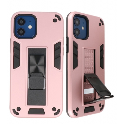 Iphone 12 Mini Stand Hardcase Back Cover Color Roze