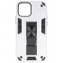 Iphone 12 Mini Stand Hardcase Back Cover Color Zilver