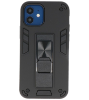 Iphone 12 Mini Stand Hardcase Back Cover Color Zwart