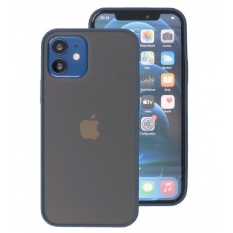 Iphone 12 Mini Hoesje Hard Case Color Zwart