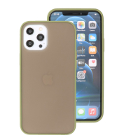 Iphone 12 Pro Max Hoesje Hard Case Color Groen