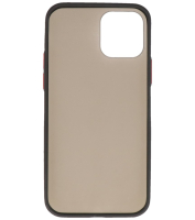 Iphone 12 Pro Max Hoesje Hard Case Color Zwart