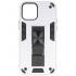 Iphone 12 Pro Max Stand Hardcase Back Cover Color Zilver