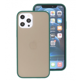 Iphone 12 Pro Max Hoesje Hard Case Color Groen