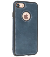 Iphone 7/8/SE2020/SE2022 Leer Hoesje BackCover Navy