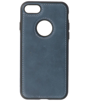 Iphone 7/8/SE2020/SE2022 Leer Hoesje BackCover Navy
