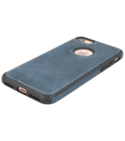 Iphone 7/8/SE2020/SE2022 Leer Hoesje BackCover Navy