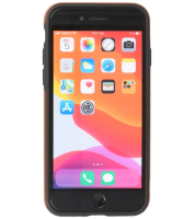 Iphone 7/8/SE2020/SE2022 Leer Hoesje BackCover Cognac