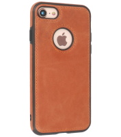 Iphone 7/8/SE2020/SE2022 Leer Hoesje BackCover Cognac