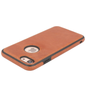 Iphone 7/8/SE2020/SE2022 Leer Hoesje BackCover Cognac