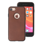 Iphone 7/8/SE2020/SE2022 Leer Hoesje BackCover Mocca