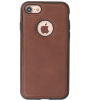 Iphone 7/8/SE2020/SE2022 Leer Hoesje BackCover Mocca