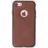 Iphone 7/8/SE2020/SE2022 Leer Hoesje BackCover Mocca