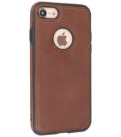 Iphone 7/8/SE2020/SE2022 Leer Hoesje BackCover Mocca