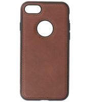 Iphone 7/8/SE2020/SE2022 Leer Hoesje BackCover Mocca