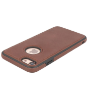 Iphone 7/8/SE2020/SE2022 Leer Hoesje BackCover Mocca