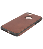 Iphone 7/8/SE2020/SE2022 Leer Hoesje BackCover Mocca