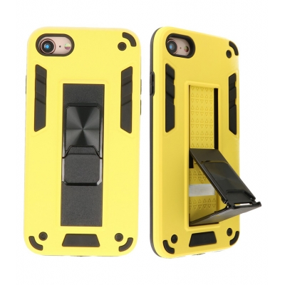 Iphone 7/8/SE 2020/SE 2022 Stand Hardcase Case Geel