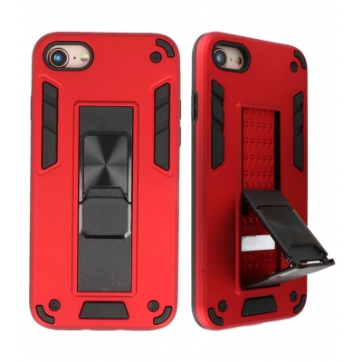 Iphone 7/8/SE 2020/SE 2022 Stand Hardcase Case Rood