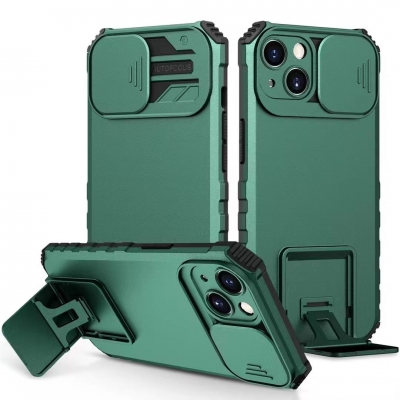Samsung Galaxy S22 Window Stand Back cover Groen