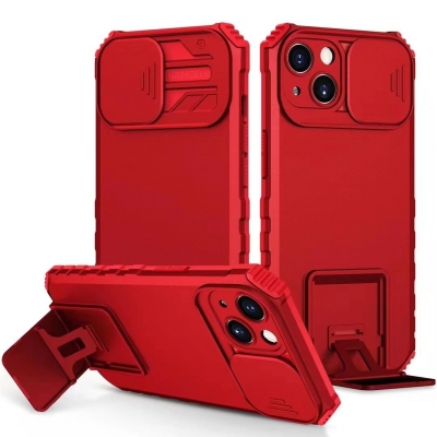Samsung Galaxy S22 Window Stand Back cover Rood